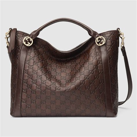 gucci leather purse brown|Gucci shoulder bag price.